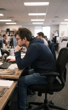 Lifestyle Risk - Sedentary Desk Slump
