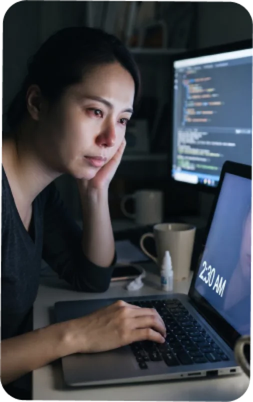 Productivity Loss - Late Night Screen Burnout
