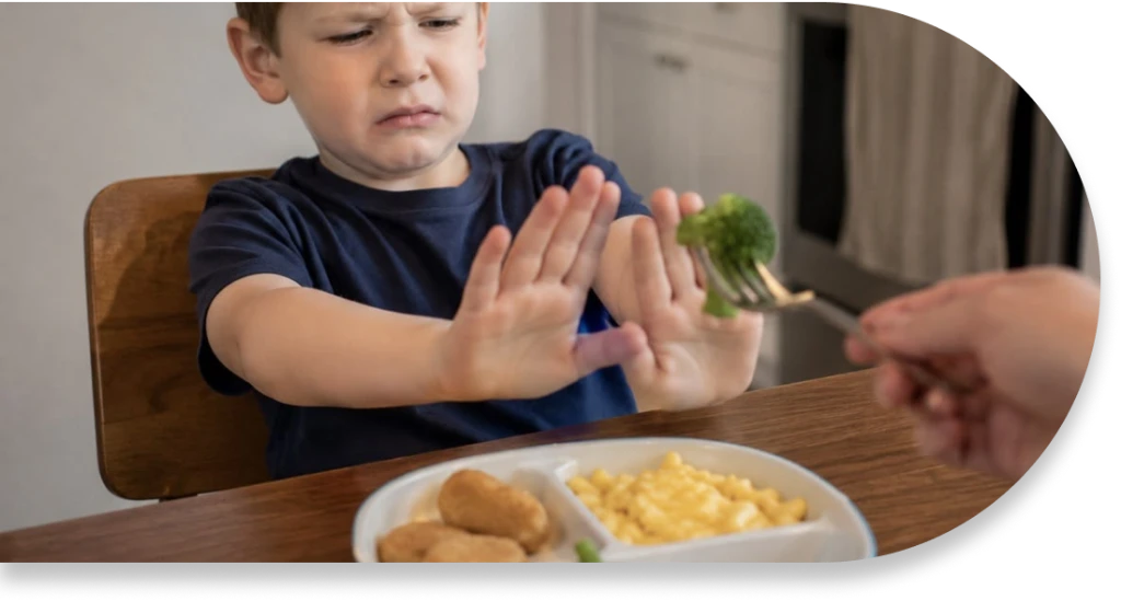 The Gap - Child refusing healthy food