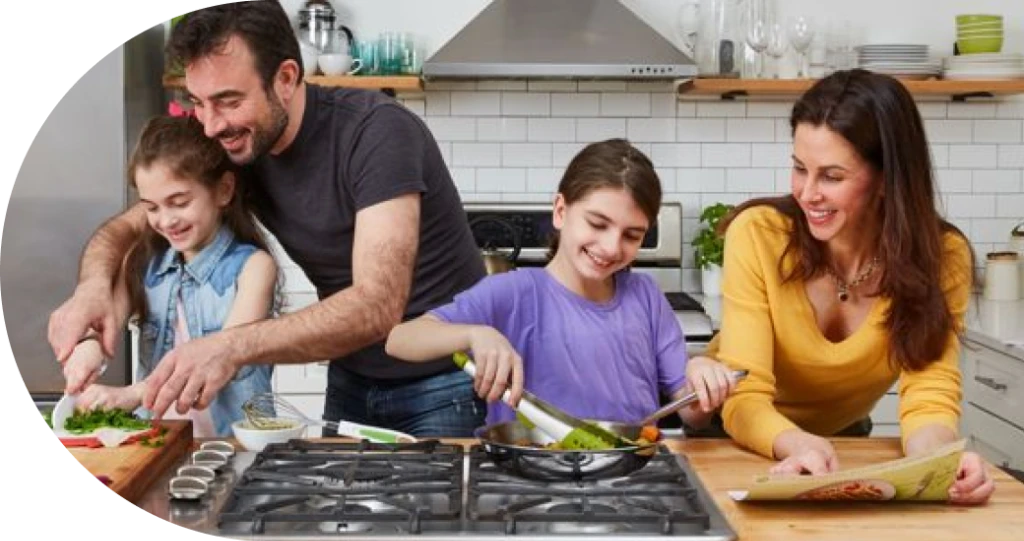 The Shift - Family cooking together